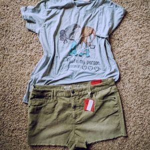 💥2/$8💥 Olive mossimo shorts